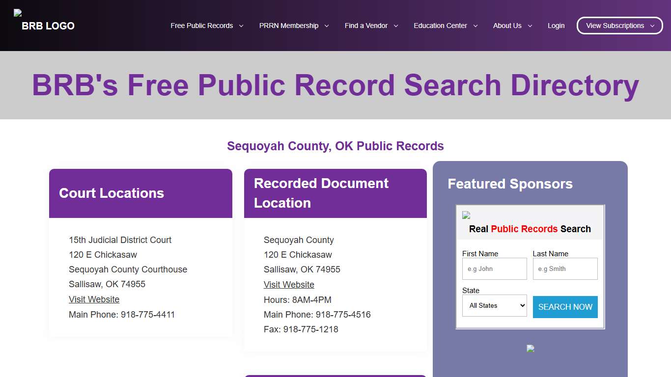 Free Sites County BRB